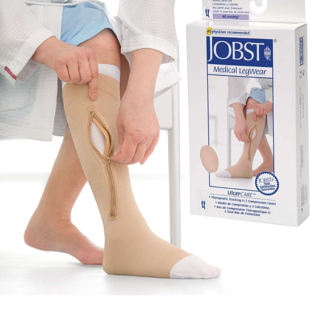 Amazon.com: JOBST UlcerCare Zippered Unisex Open Toe Knee High