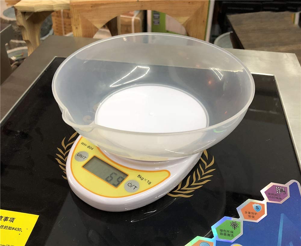 Báscula de Cocina Digital portátil de 0,1 g, electrónica, para Pesar Carne y Alimentos con Pantalla LCD, balanza de medición