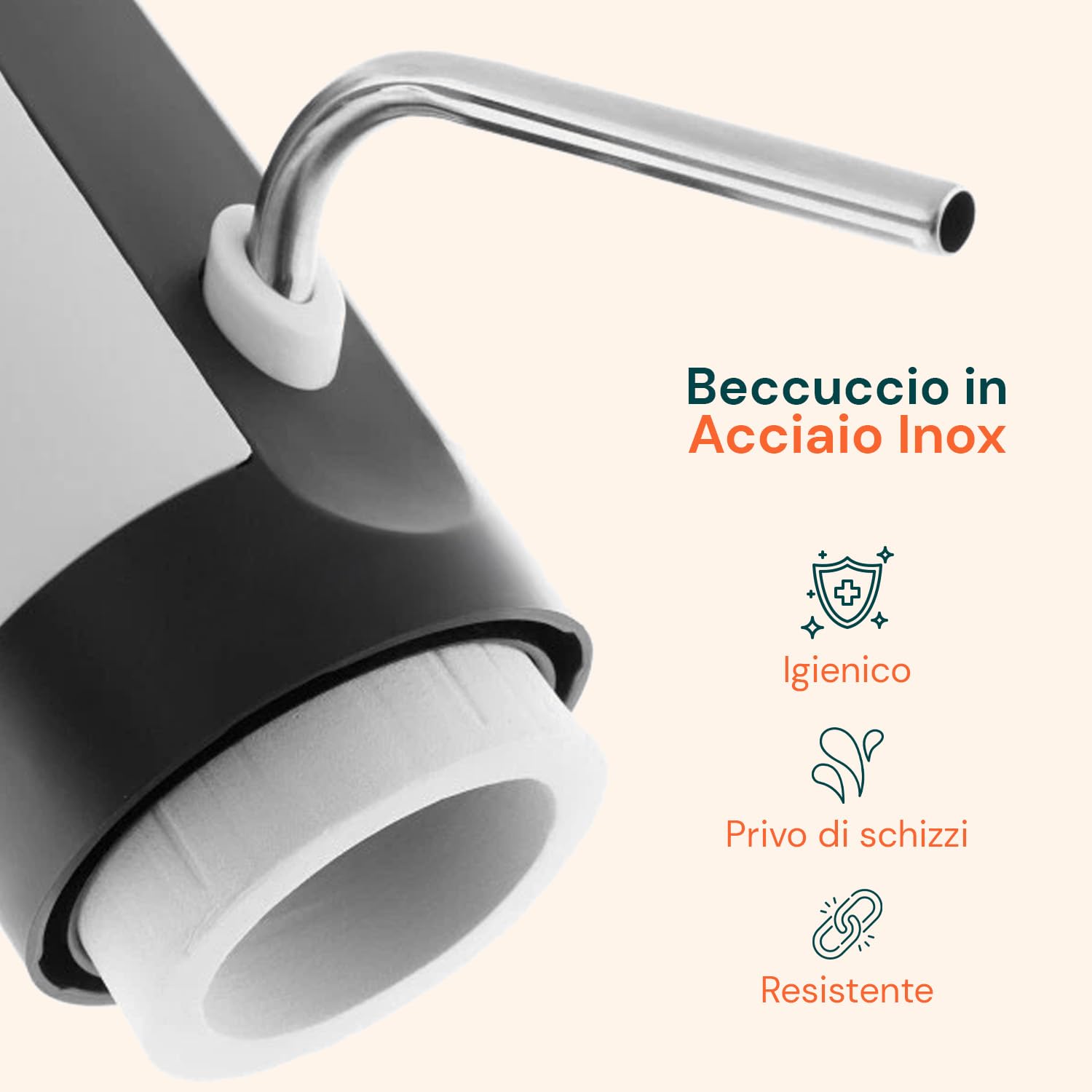 Avilia Dispenser Acqua Elettrico Pompa USB per Boccioni 5L 8L 20L Erogatore Automatico Beccuccio Inox Tubo Silicone Alimentare