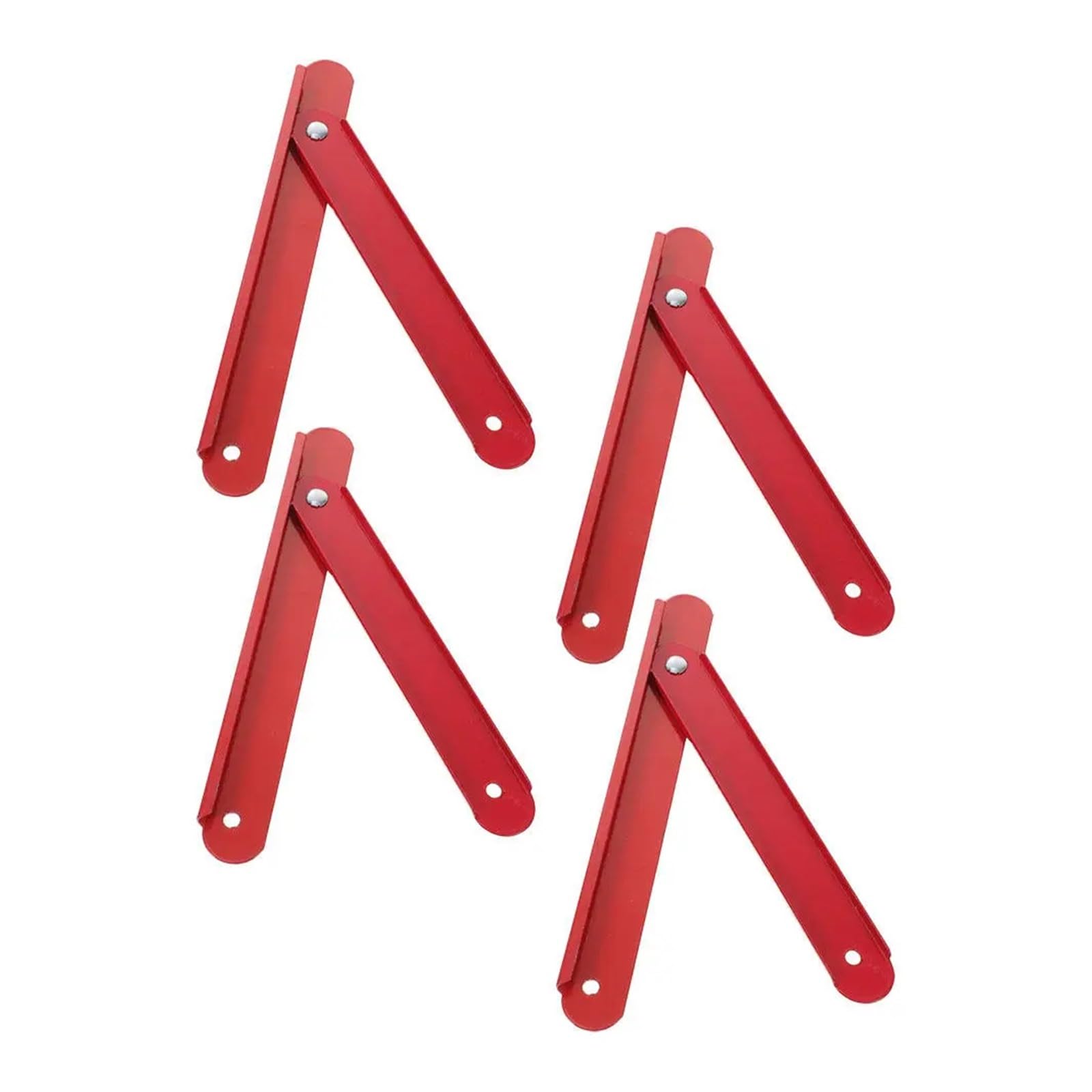 Attic Ladder Hinge 2Pcs Support Rod Ladder Hinge Folding Replacement Kit Step Hinges Assembly Metal Accessories for Home and Engineering Use