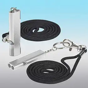 Apito profissional com cordão - Apito alto durável para treinamento e sinalização de emergência