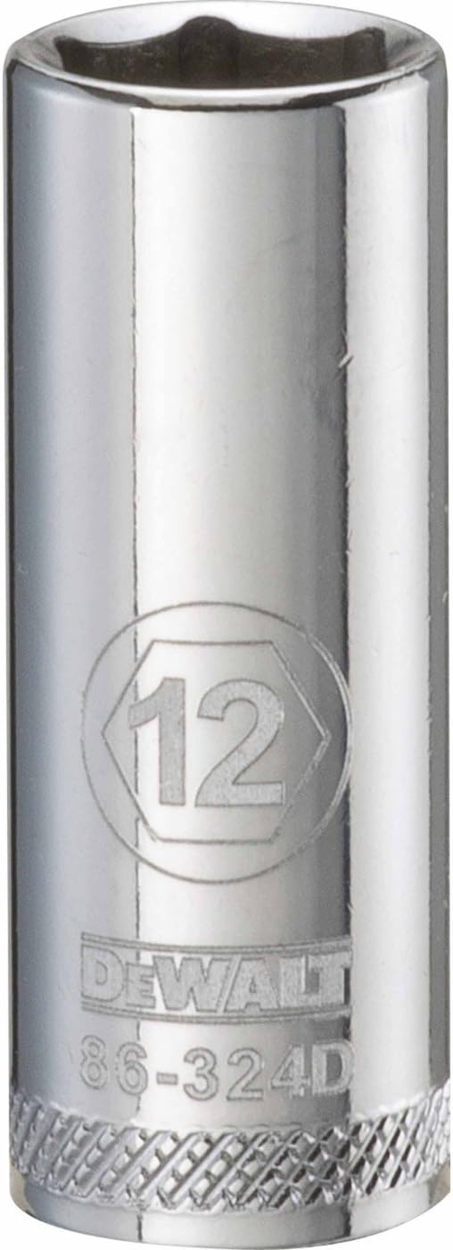 DWMT86324OSP 6 Point 3/8'' Drive Deep Socket 12MM