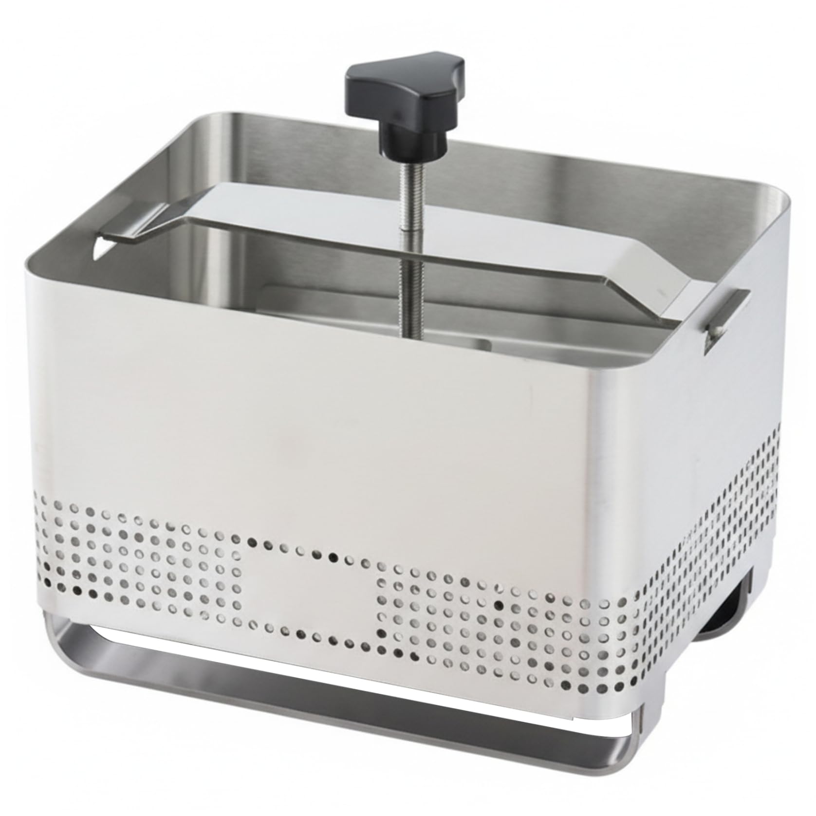 CAKEEYUM Tofu Press Stainless Steel - Fast & Easy Homemade Tofu Paneer & Cheese Press Kit Includes Drip Tray & Cloth L, Stainless Steel, Mold, Paneer, Cheese