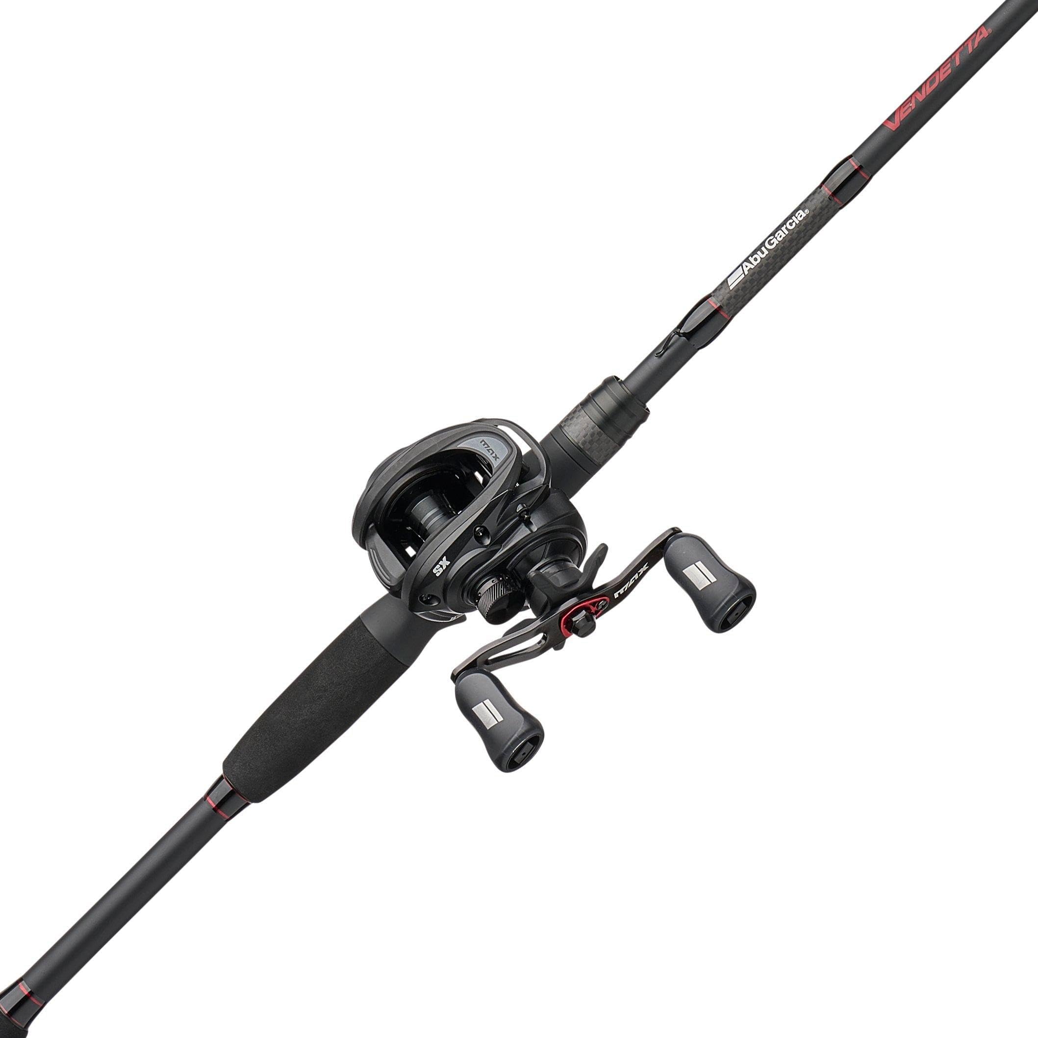 Abu Garcia Vendetta Baitcast Reel and 7' 1-Piece Fishing Rod Combo, 30-Ton Graphite Rod Blank Construction, High Density EVA Handles : Sports & Outdoors