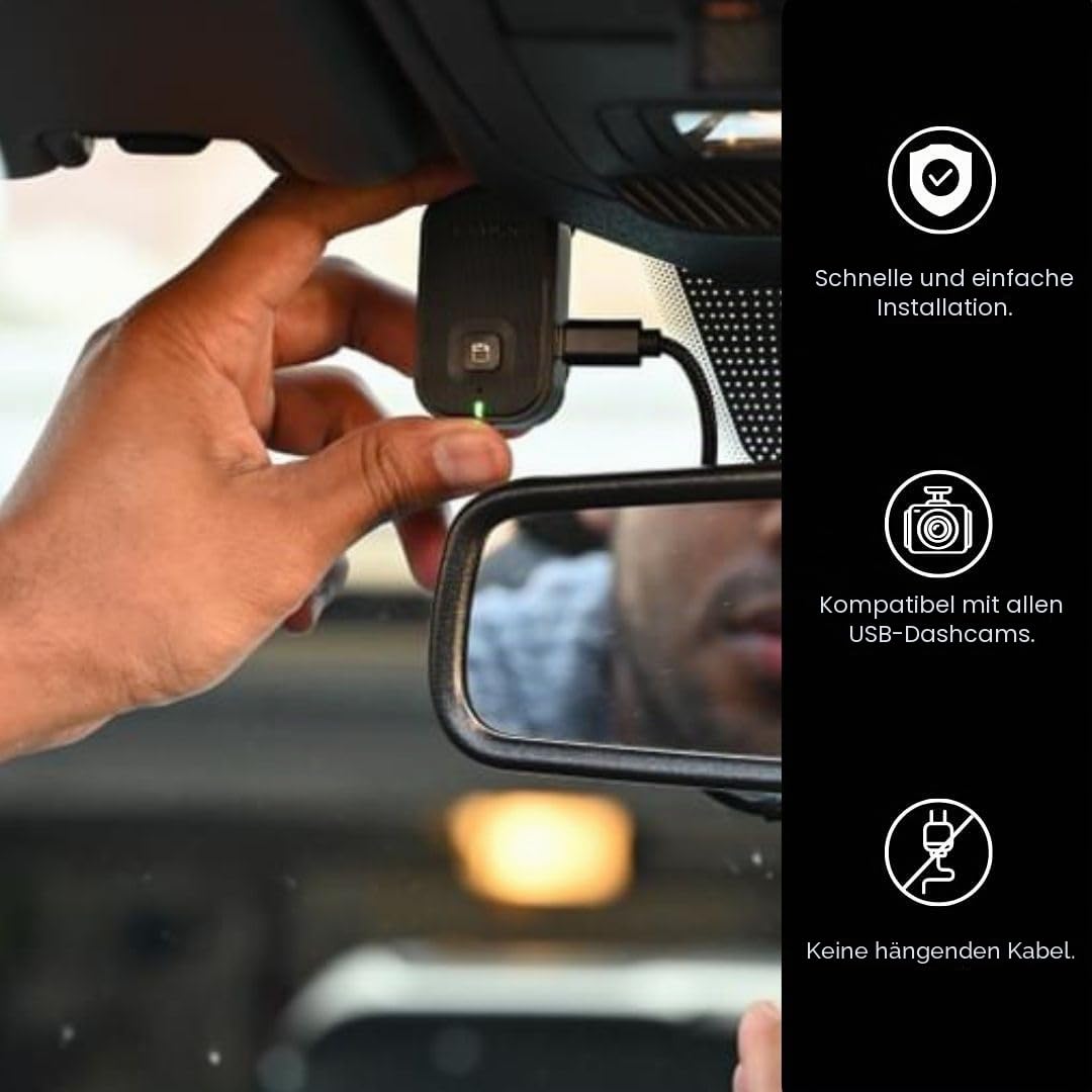 Dongar Classic Plug & Play Dash Cam Power Adapter - Lane Trace System Adapter kompatibel mit Toyotas mit TSS 2.5 und TSS 3.0, für fast alle 2019+