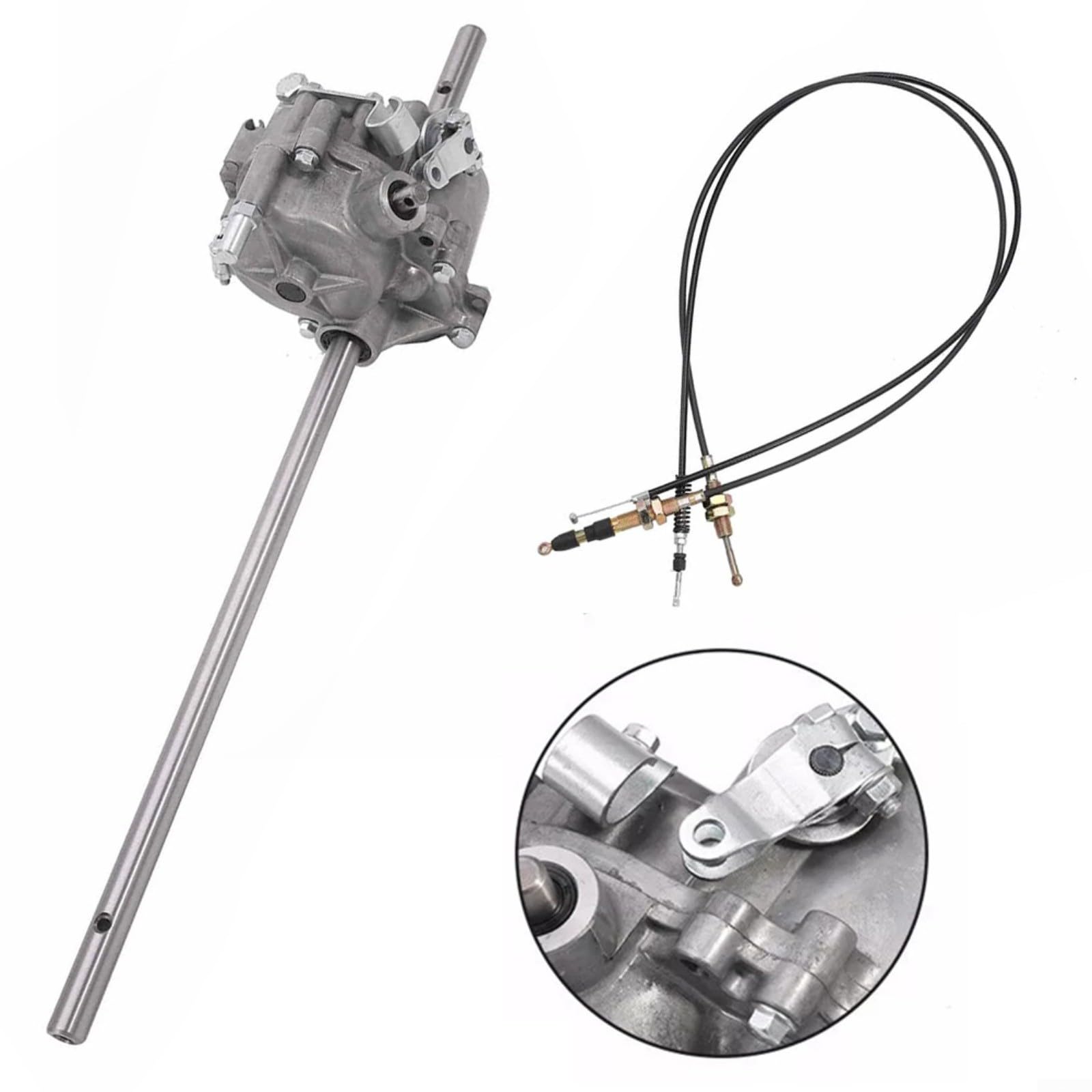 Kit de Caja de Cambios y Cable de 3 velocidades para cortacésped autopropulsado Honda de 21 Pulgadas HRU215 HRU216 HRJ216 Unidad sellada de Metal para Cuidado de césped Grueso (530 mm)