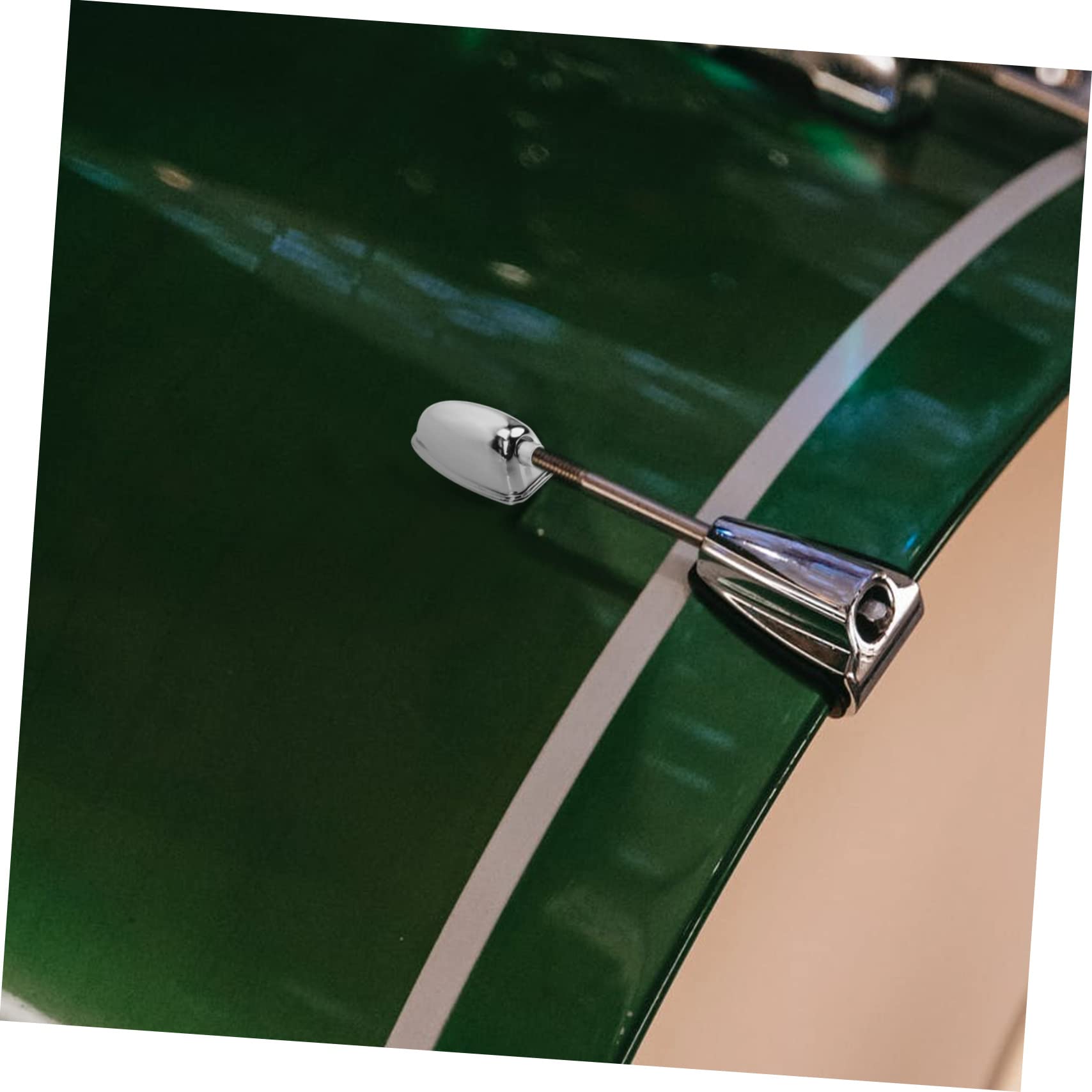 HANABASS 2Sets Drum Lugs Replacement Hooks Durable Snare Drum Claw Accessories with Mounting Screws for Quick Installation for Drummers and Drum Repair