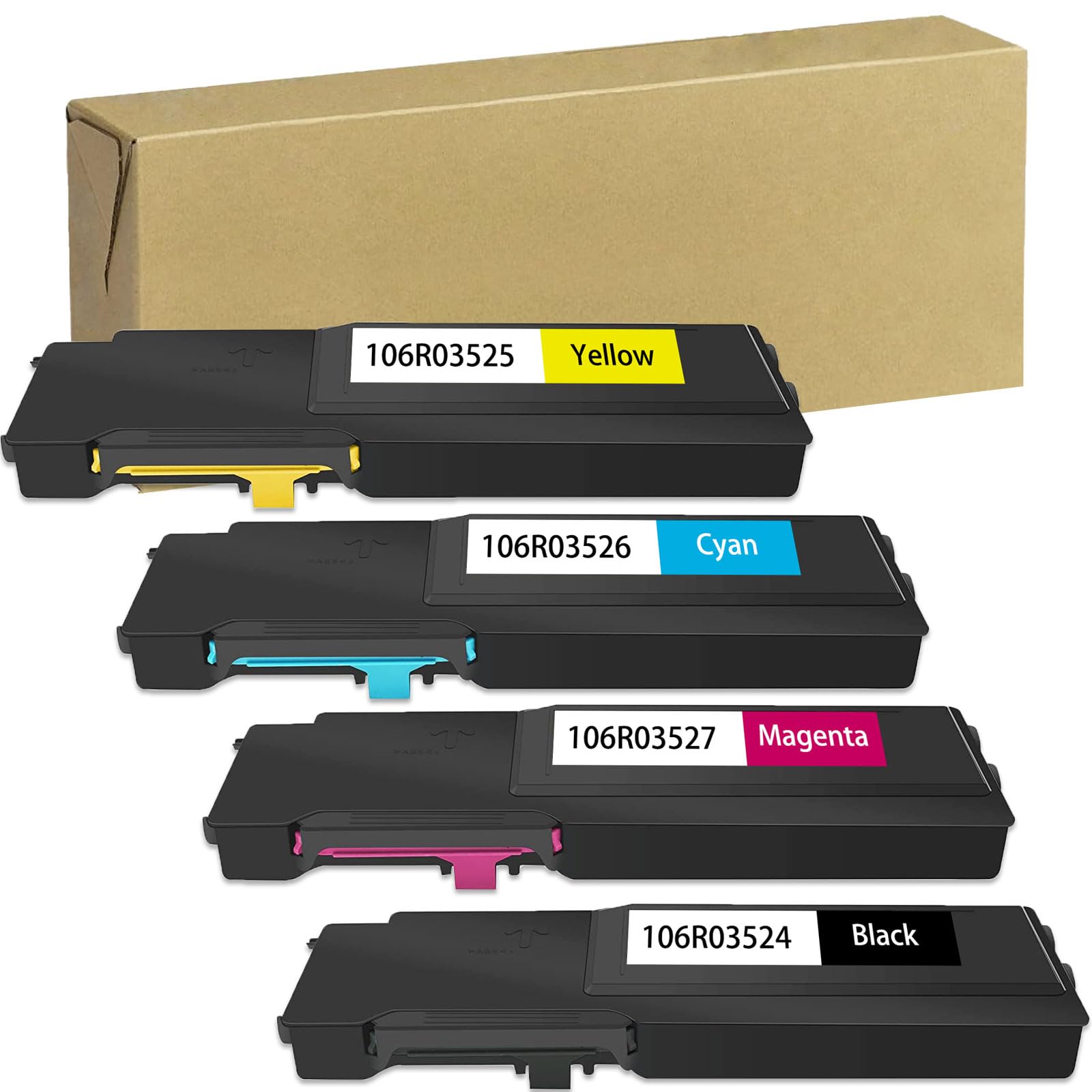 C400 C405 Extra High Yield Toner Cartridge Replacement for Xerox VersaLink C405 C400 C400D C400DN MFP C405 C405N C405DN CMYK 4 Pack