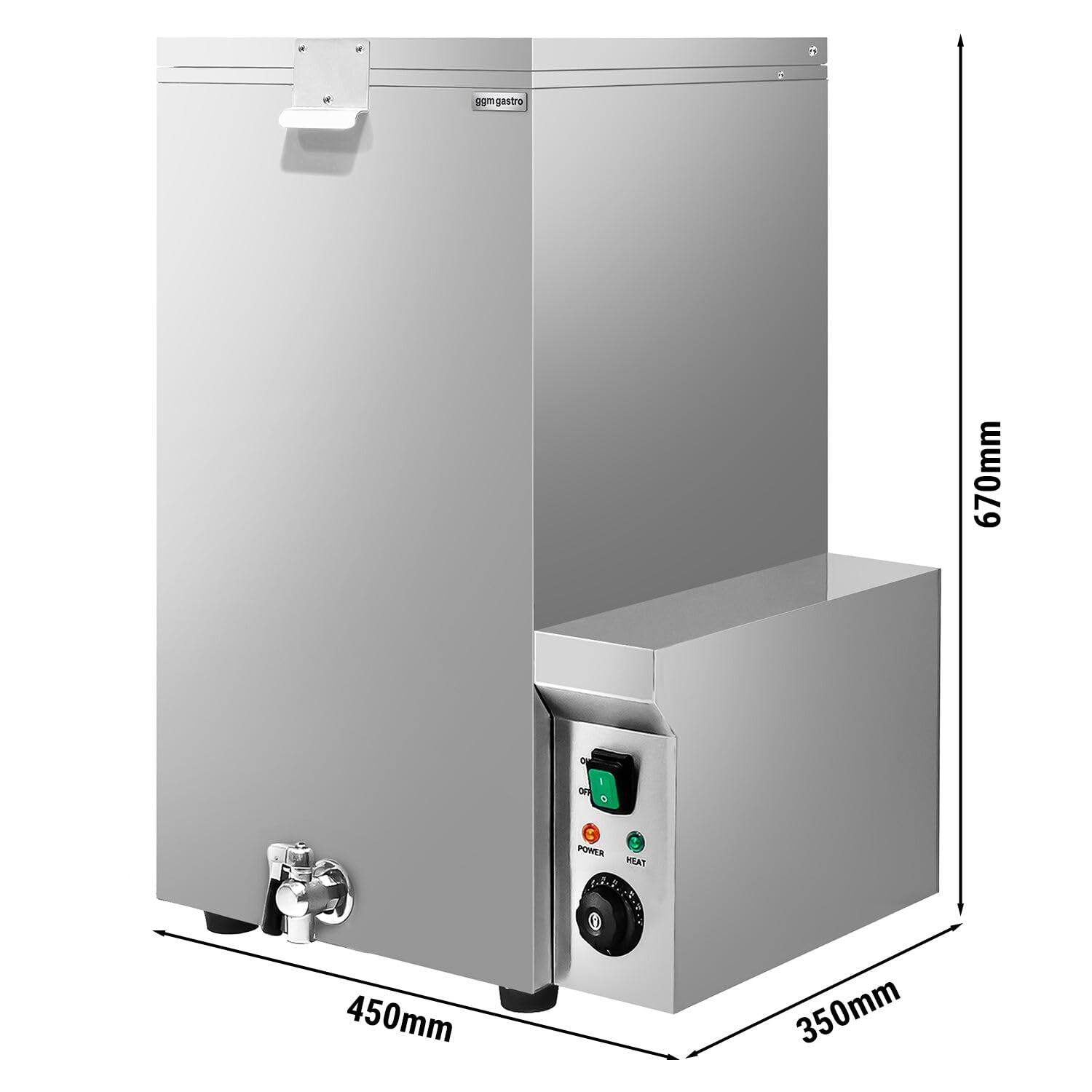 GGM Gastro | BKWX70 | Brühkessel/Brühautomat für Geflügel - 70 L
