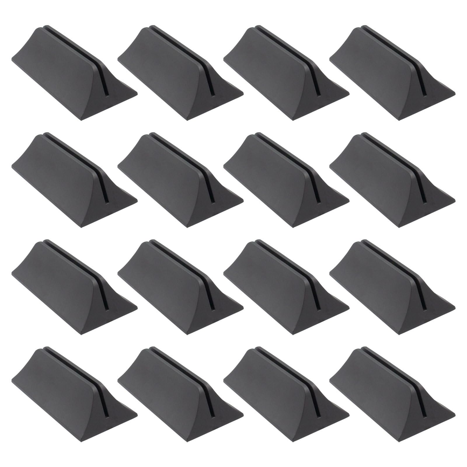 Supports de clip pour cloison de bureau noir lot de 16 pinces réglables sans perçage