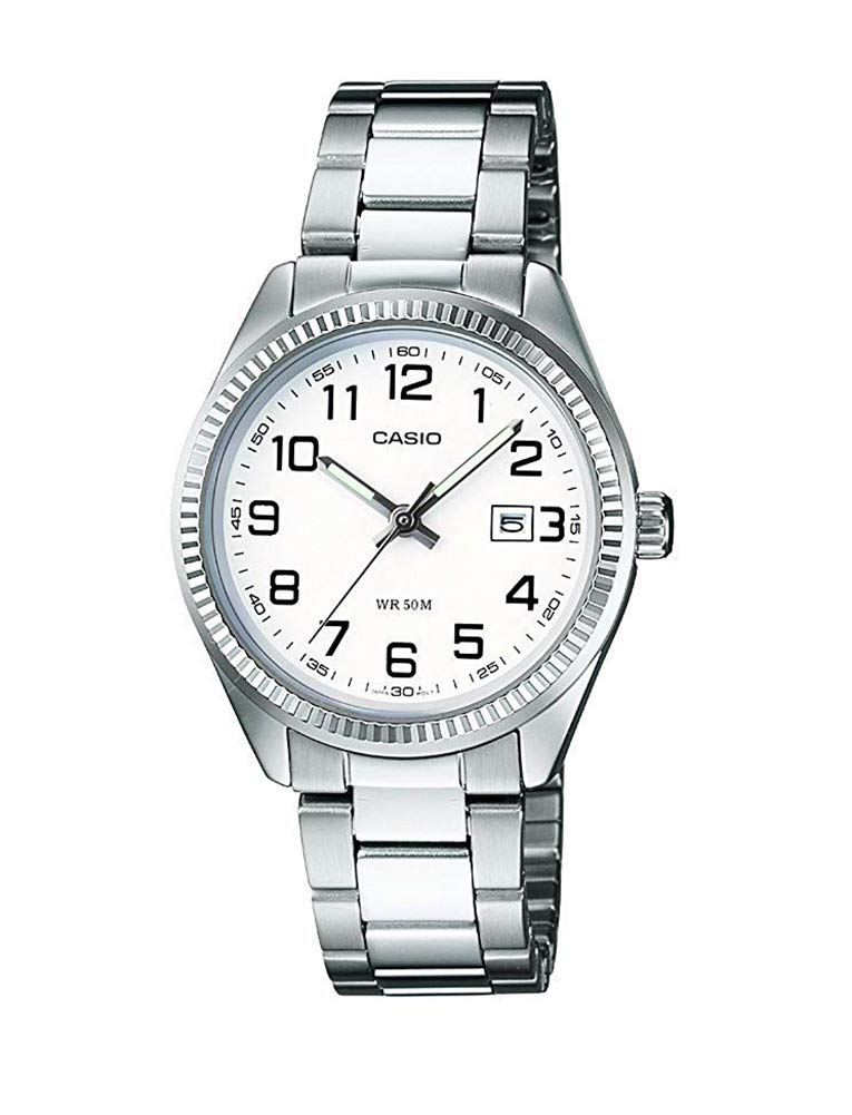 Casio Casio Women's Analogue Quartz with Stainless Steel Watch
