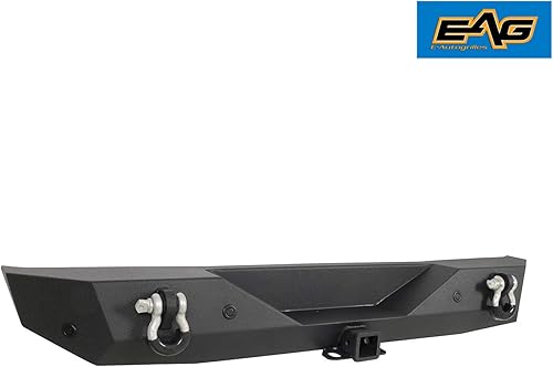 Miniatura 5 de EAG Parachoques trasero Rock Crawler con soporte de sensor de estacionamiento apto para Wrangler JL 18-22