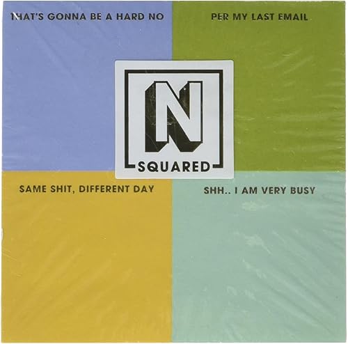 C.R. Gibson Mini bloc de notas, bloque de color cuadrado - 50 hojas - Papelería elegante y práctica (CM32-25500)