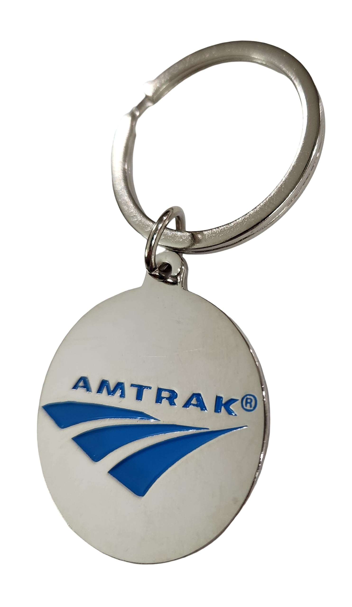 Travelmark Enamel Keychain 1.375 Inch Stainless Steel Collector Edition Key Chain
