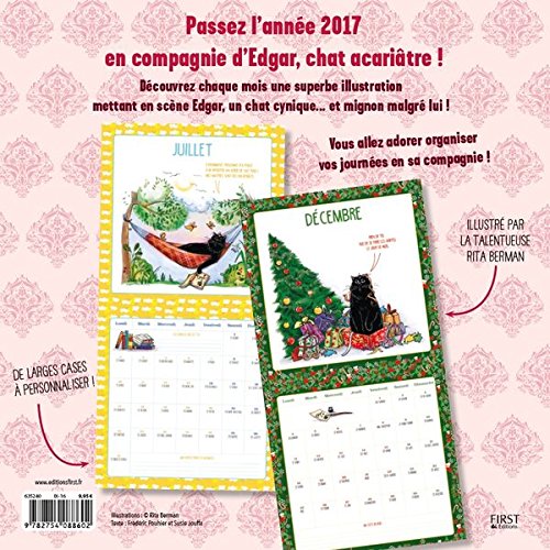 Le calendrier du chat acaritre 2017: Une année