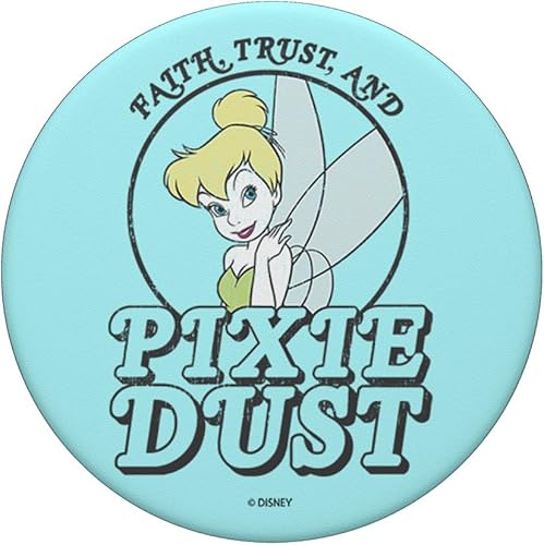 Miniatura 3 de Disney Peter Pan Tinkerbell Faith Trust y Pixie Dust PopSockets Standard PopGrip
