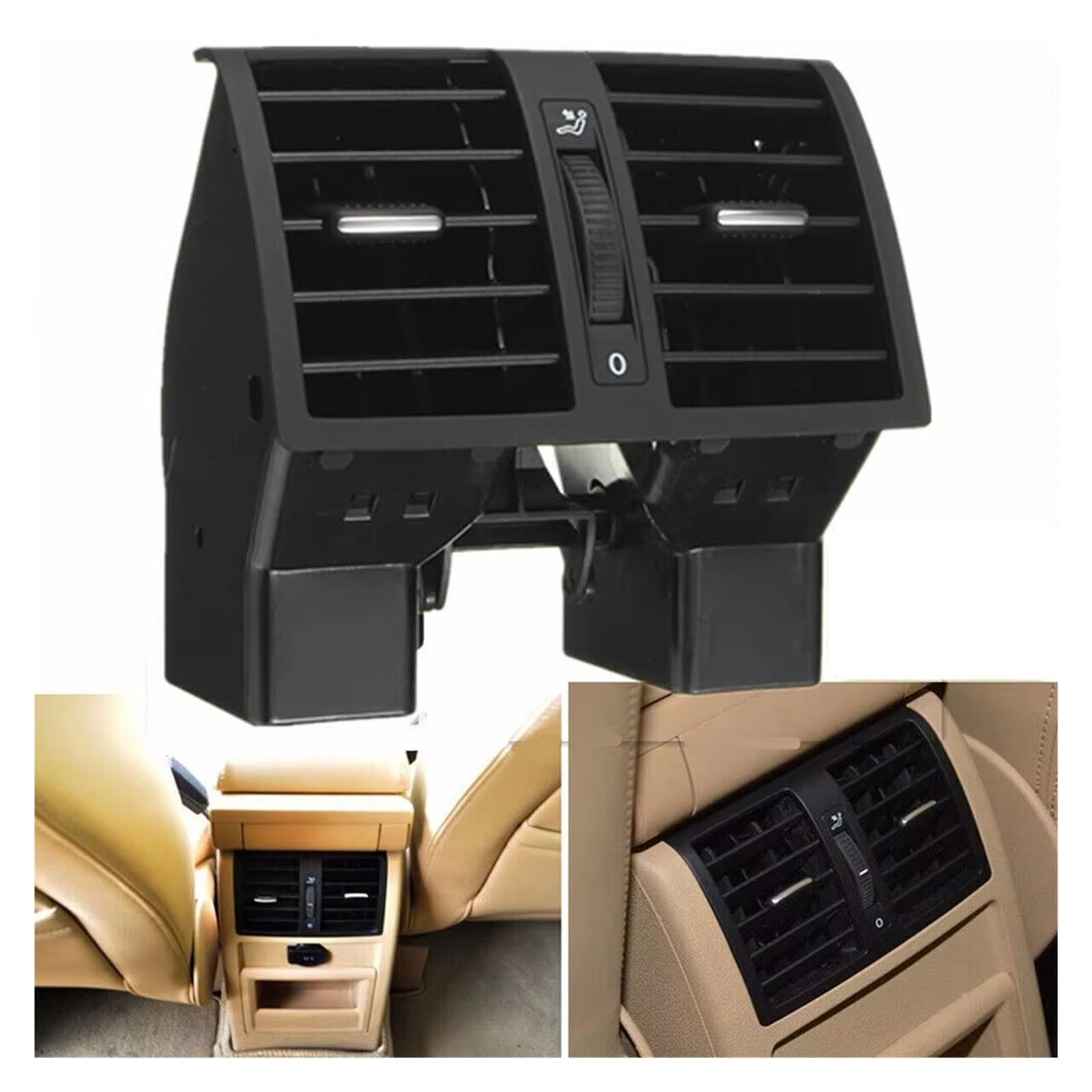 Presa D'aria Posteriore In ABS Nero Per VW Touran 2004-2015 – Codice OEM 1TD819203A, Ricambio Originale