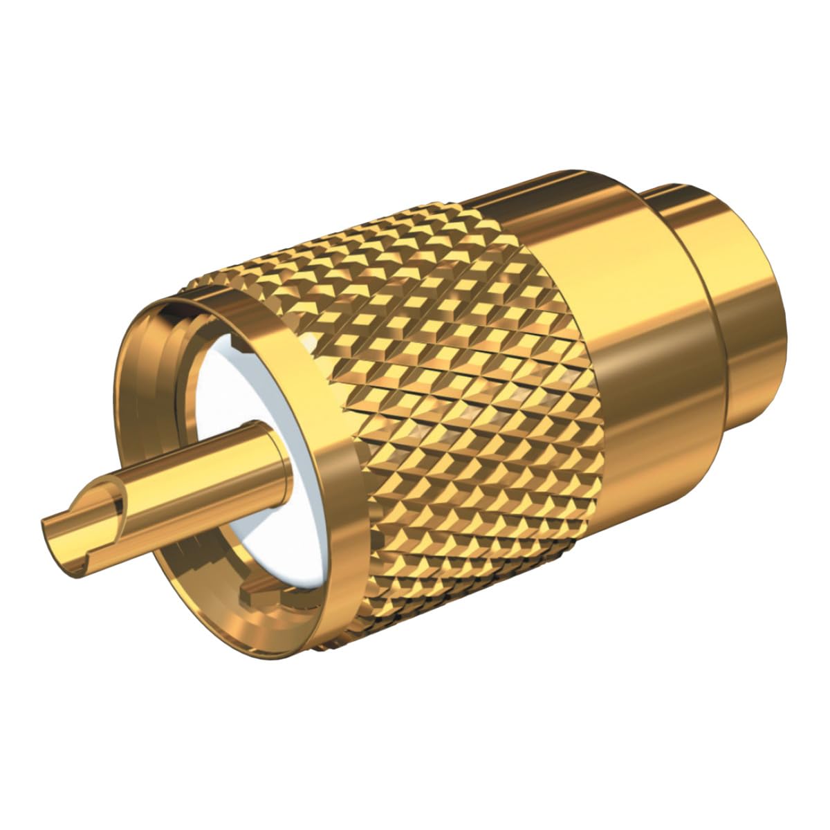 Shakespeare Gold-Plated Pl259 Connector - Rg8/Au & Rg213 Cable Pl-259-G