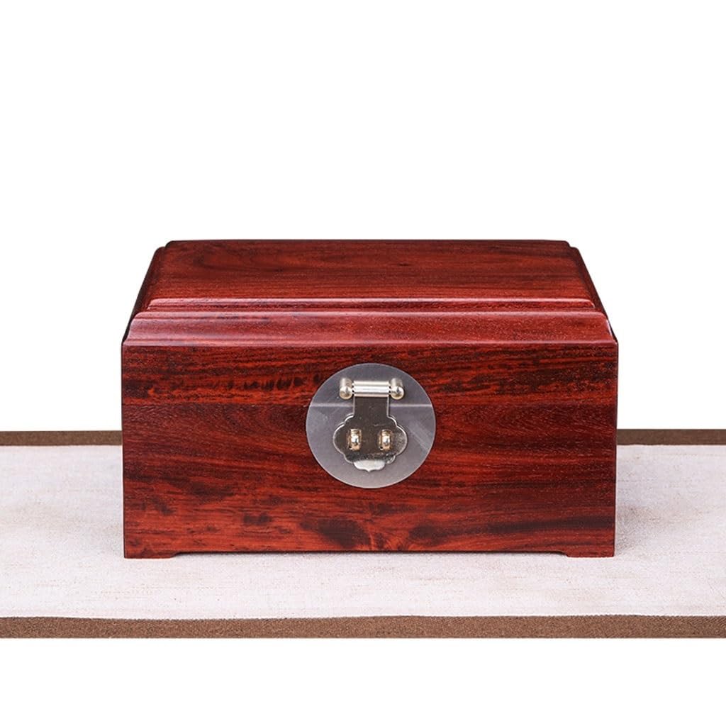 Jewelry Boxes Mahogany Jewelry Storage Box Sandalwood Solid Wood Jewelry Box Ornament Box with Lock Jewelry Boxes