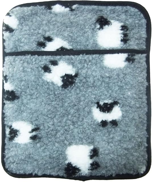 Hotties Microwave hot Water Bottle - Cuddly Warm Sheep Sherpa (Grey)