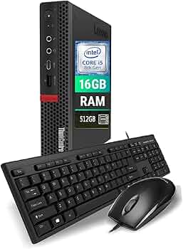 （i5第8世代）Lenovo ThinkCenter M720Q Tiny Lenovo ThinkCentre M720 Tiny Desktop Computer, 8th Gen Intel