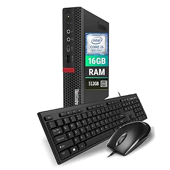 Amazon.com: Lenovo ThinkCentre M720q Tiny Desktop Computer