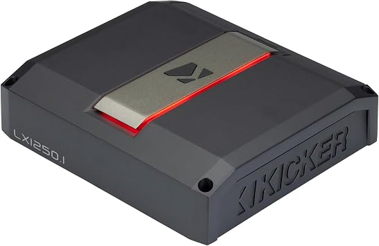 Kicker LX500.4 & LX1250.1, Amp Bundle 4-Channels Full Range Amp & Mono Subwoofer Amp. (51LX5004, 51LX12501)