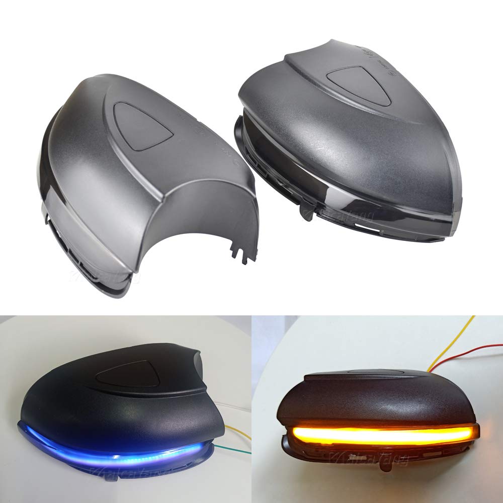 Indicatori di direzione Dinamici giallo blu LED indicatore per Golf 6 MK6 Touran 1T 1T3