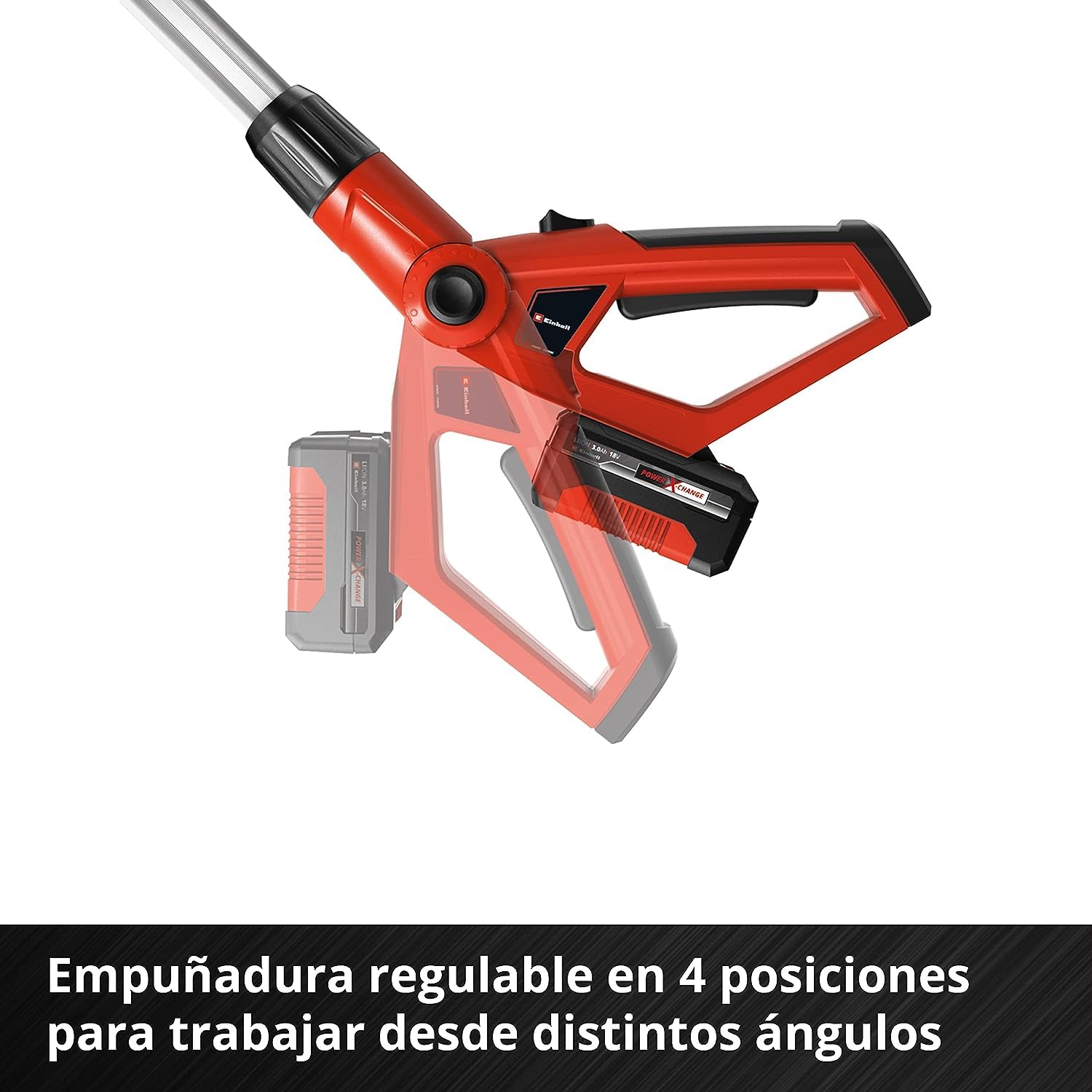 Einhell Herramienta multifunción de batería Power X Change GE-HC 18 Li T Solo - 200 W, 18 V, Cortasetos y Sierra eléctrica 2 en 1, Espada Oregon, Cargador y batería no Incluidas