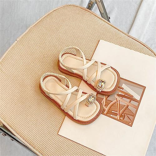 Leather Sandals for Girls Baby Girls Sandals Open Toe Cute No Heels Dress Sandals Strappy High Sandals for Girls2