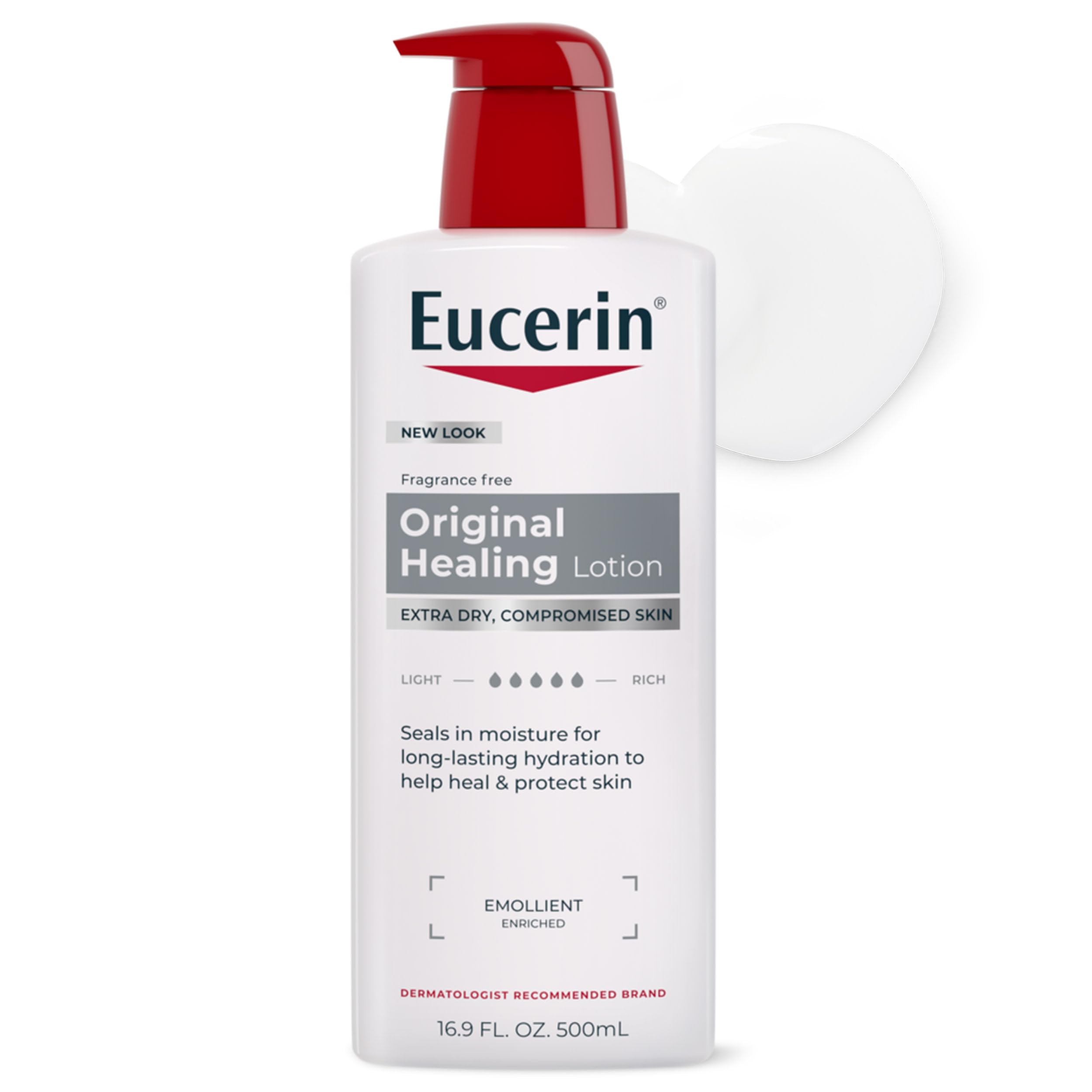 Eucerin Original Healing Lotion, Emollient Enriched, 16.9 FL OZ