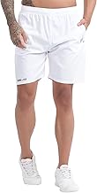 BLUE STAR SHARK Athletic Sports Shorts for Men with Zip Pockets and Elastic Waistband Quick Dry Lightweight Activewear.