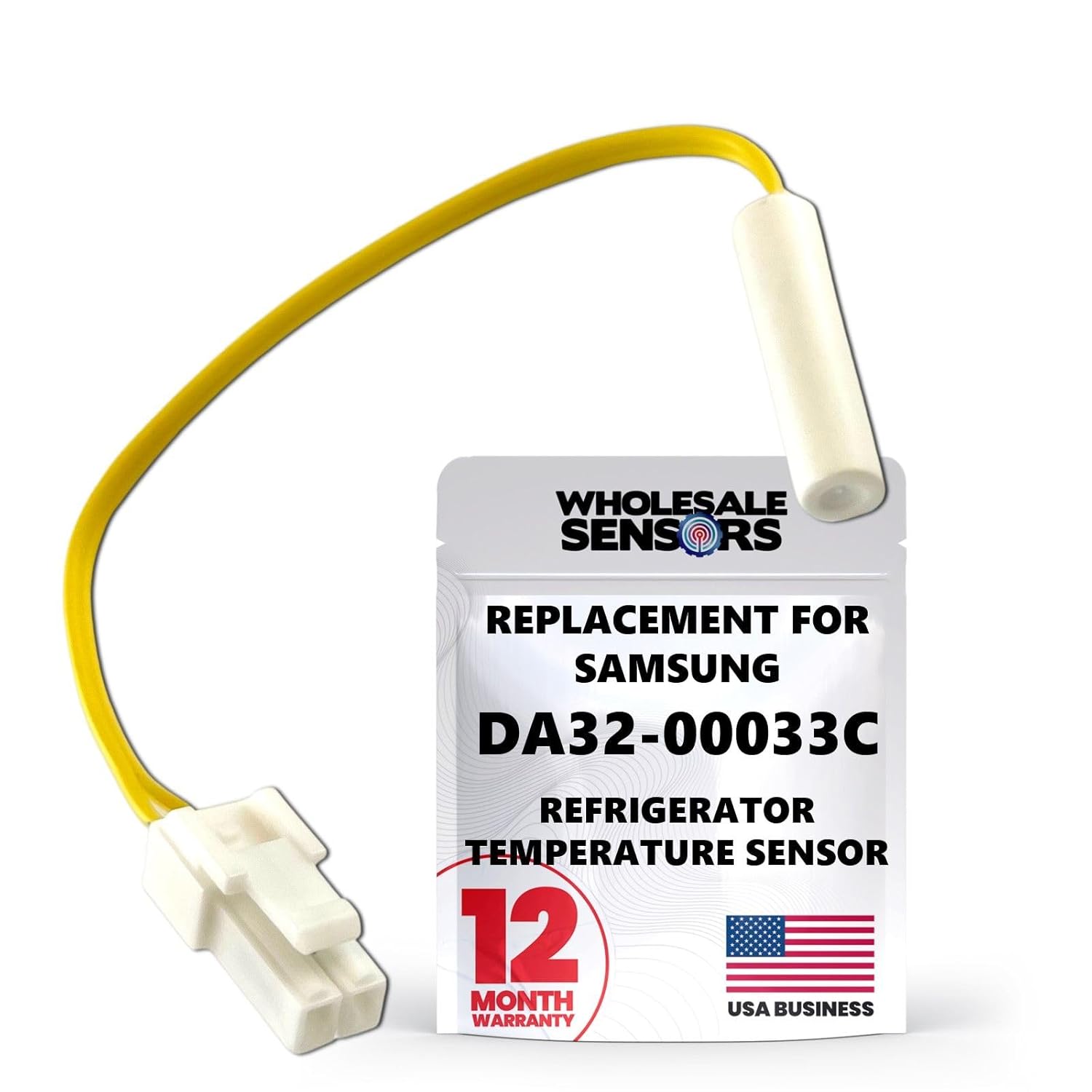 Wholesale Sensors Replacement for Samsung DA32-00033C Refrigerator Temperature Sensor 12 Month Warranty - Review, Price and Buying Guide