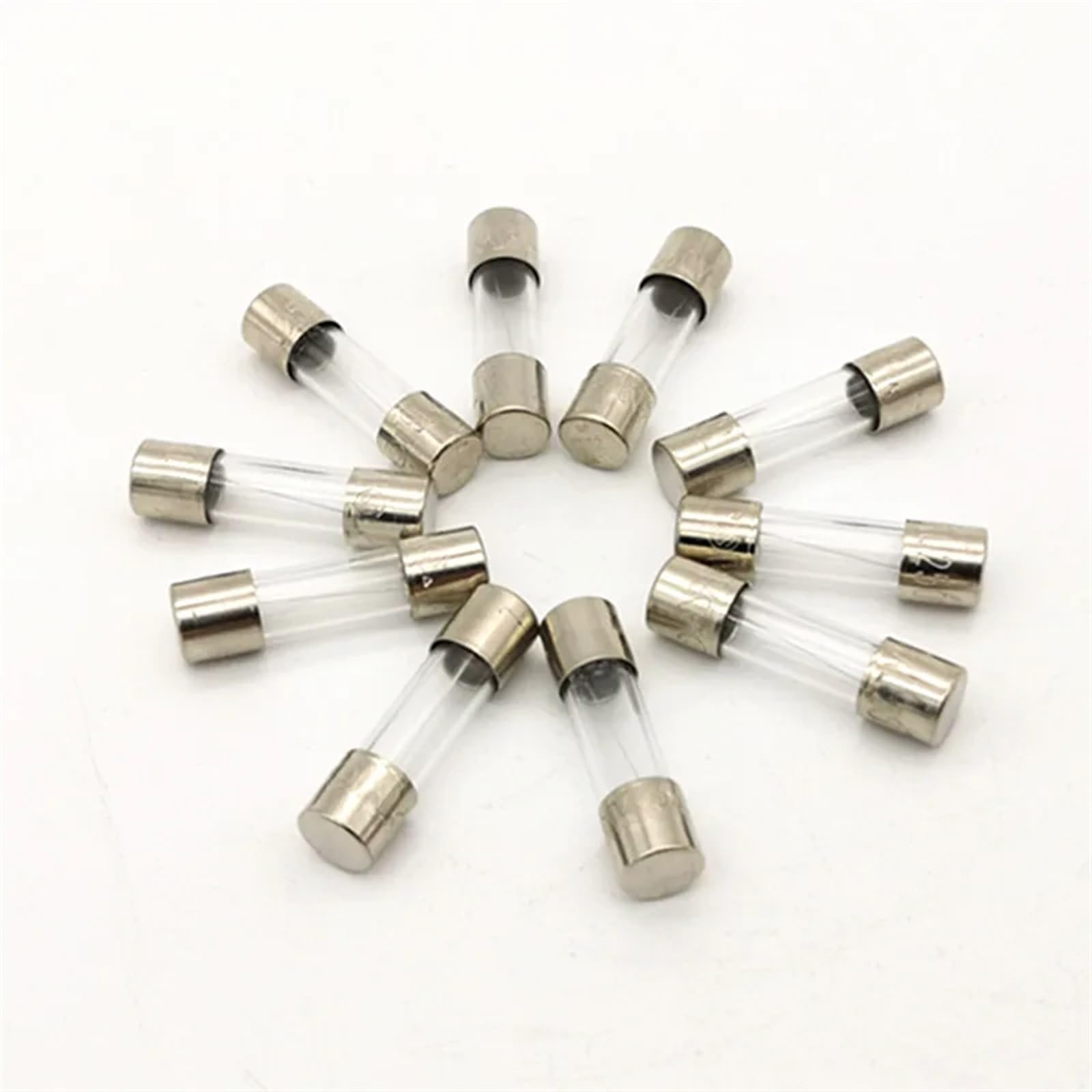 (100 sztuk/zestaw) T1A 250V wolnostojące szklane bezpiecznik rurkowy 5 x 20 mm, 1 A.