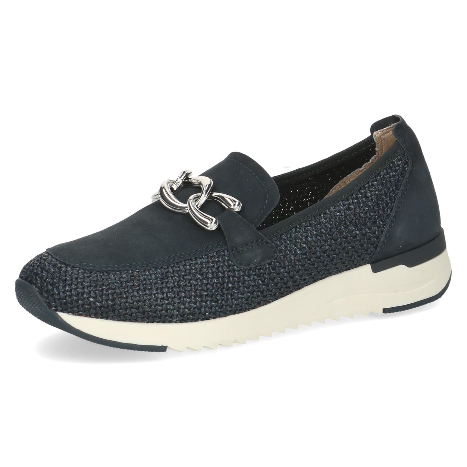 CAPRICE Women's Flat Loafer, Blue (Ocean Comb), 7.5 UK