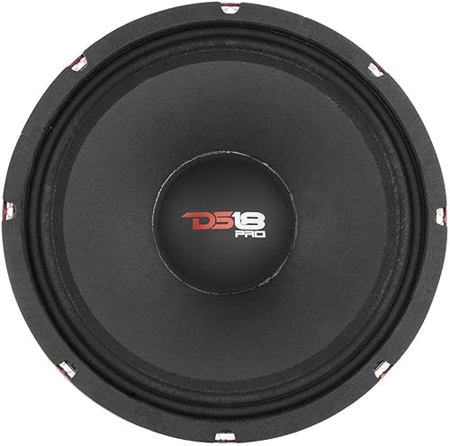 Miniatura 4 de DS18 PRO-X12M - Altavoz de 12 pulgadas, rango medio, canasta de acero rojo, 900 W máximo, 450 W RMS, 8 ohmios, altavoces de puerta de audio de alta