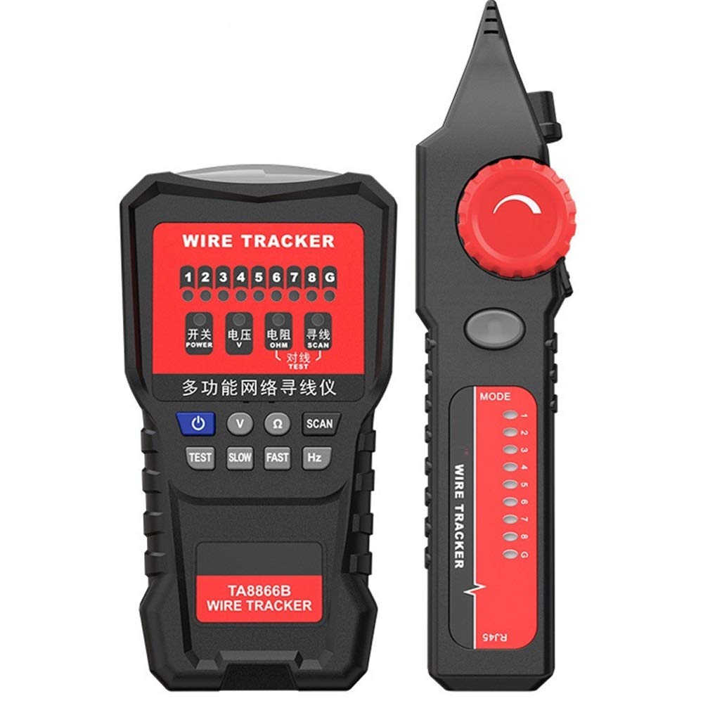 Lifyn2 Measuring Instrument 3 in 1 TA8866B RJ11 RJ45 8P 6P Telephone Wire Tracker Network Cable Tester Detector Line Finder