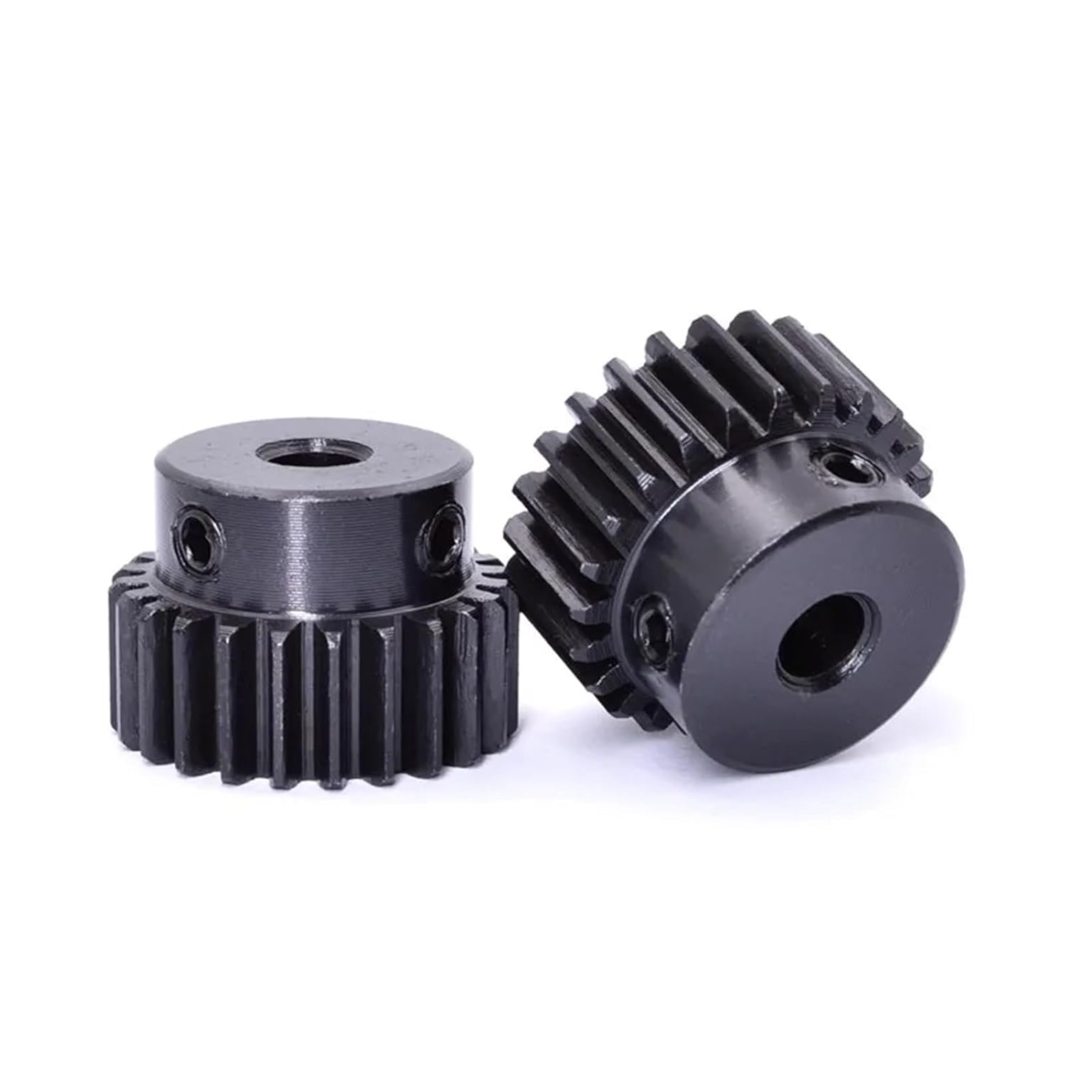 1Mod Spur Gear Metal Transmission 4-15mm Bore 45# Steel 1M 15/16/17/18Teeth Pinion 1Pcs(14mm,15 Teeth)