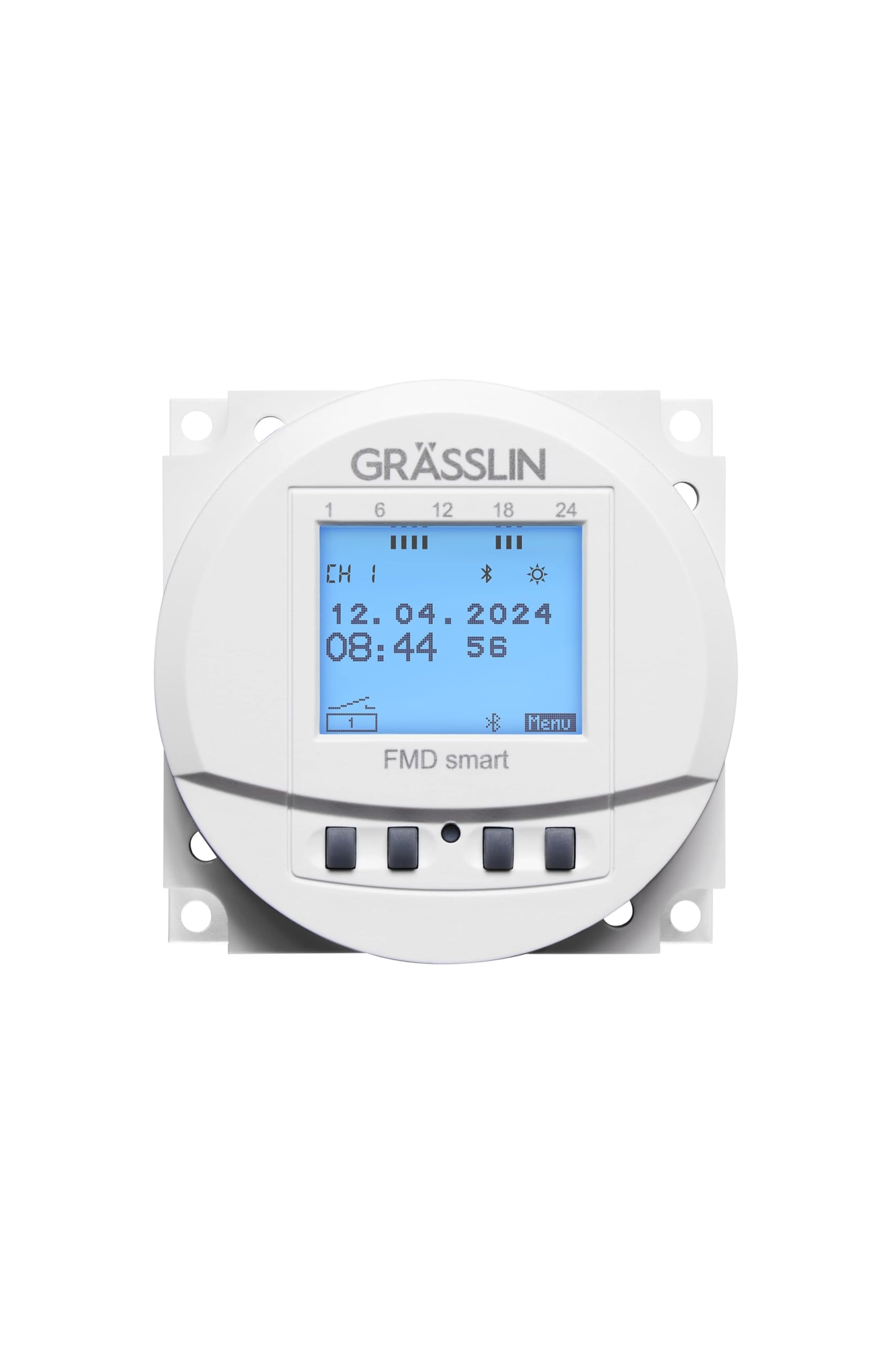 Grässlin Digitales Zeitschaltmodul – FMD smart, mit Wochenprogramm, Jahresprogramm und Astroprogramm