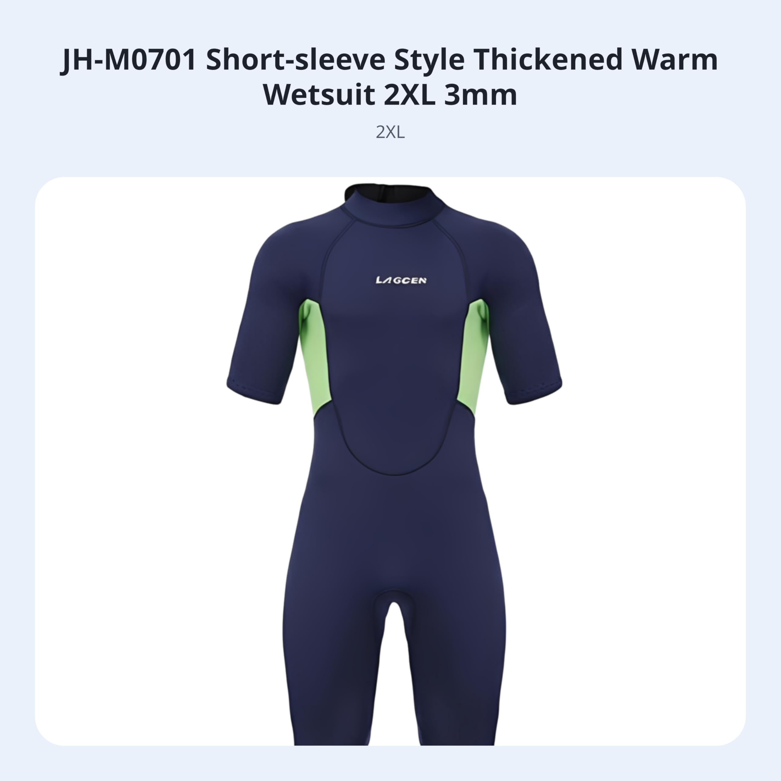Muta Uomo Neoprene Monopezzo Muta Subacquea Triathlon Nuoto Acque Libere Allenamento 3mm Calda E Comoda Manica Corta Struttura a Basso Attrito