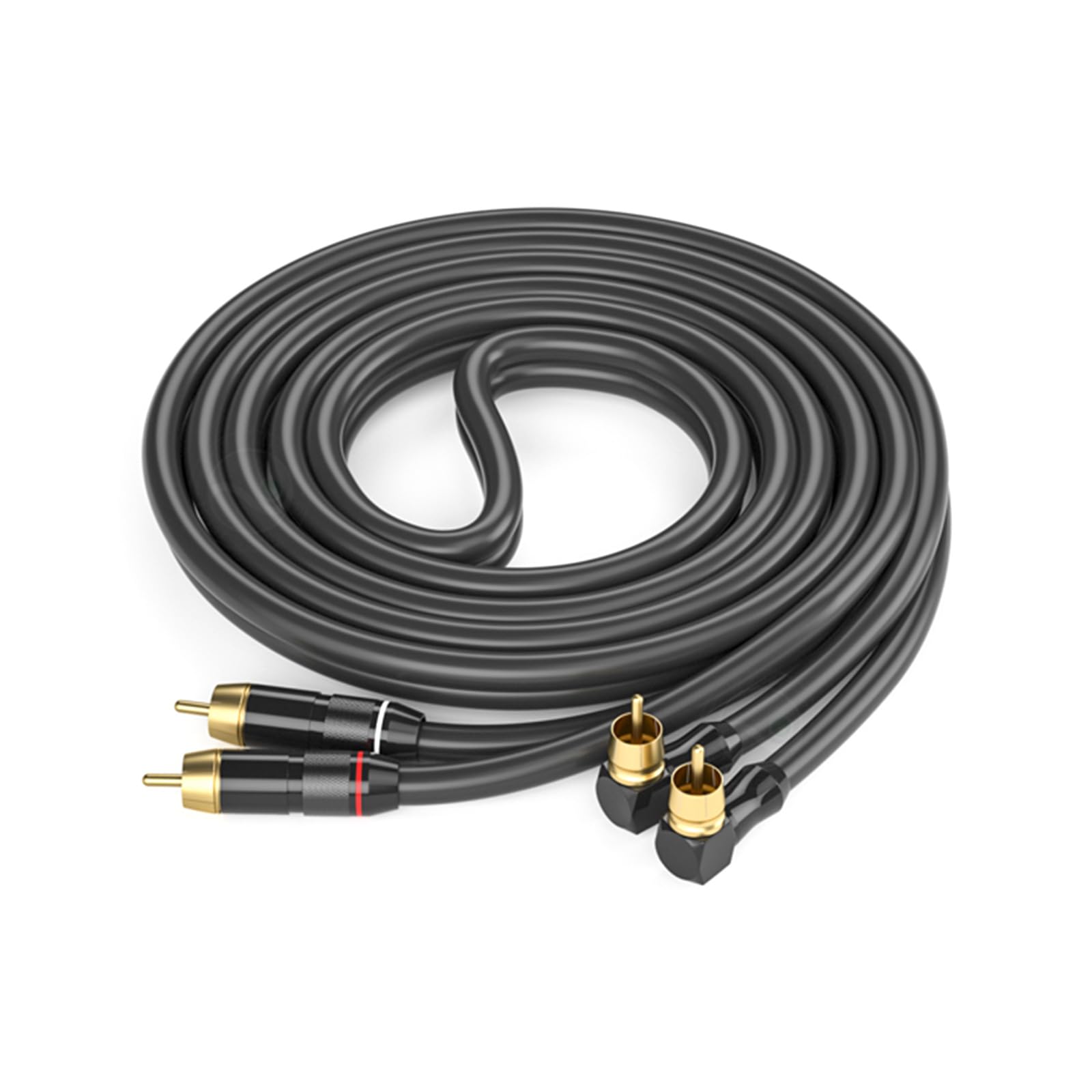 Cavo AUX da 30 cm a 10 m, cavo stereo maschio a maschio, connettori placcati oro, per lettori VCD Home Theater