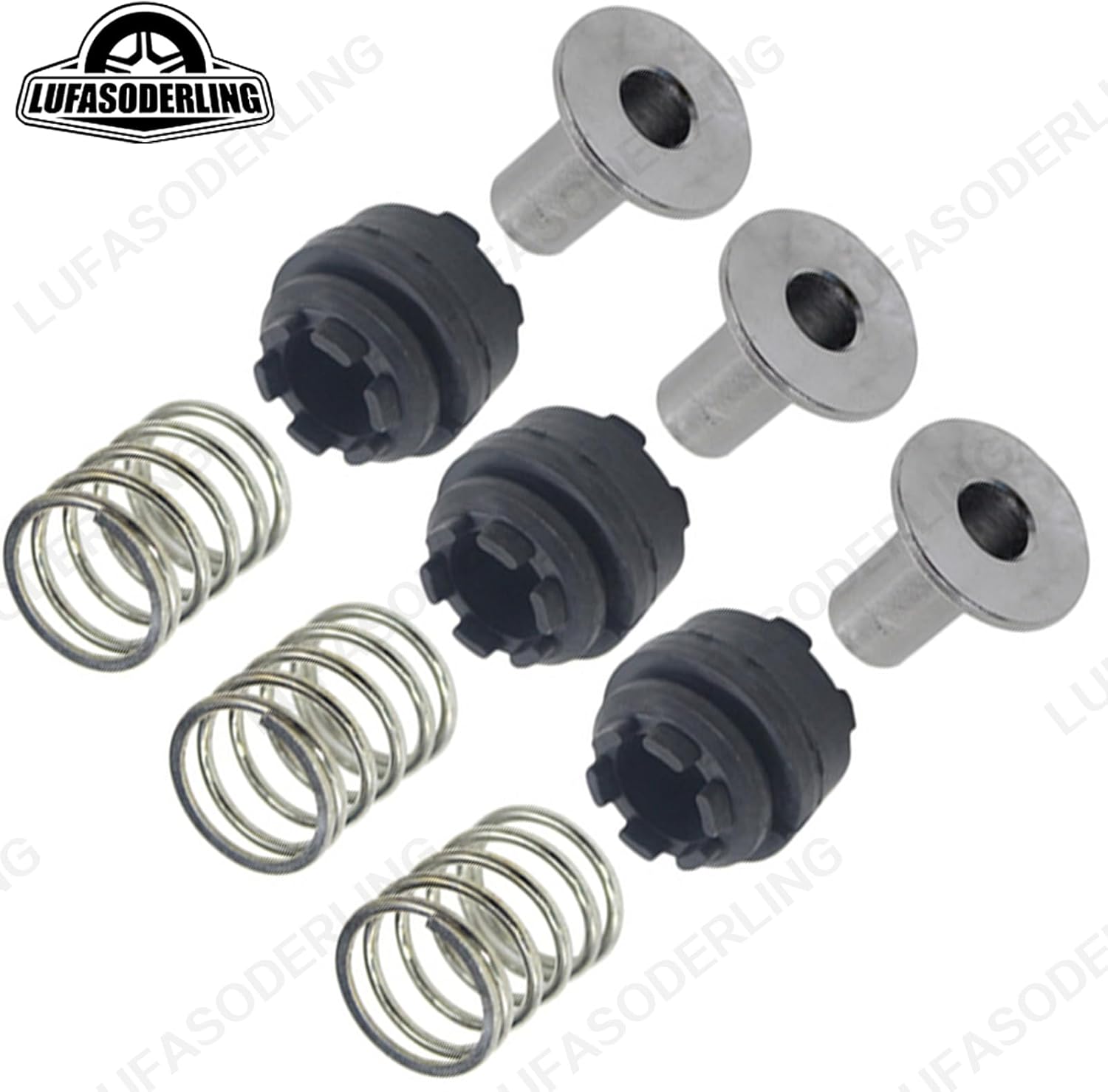 Air Suspension Compressor Pump Bracket Mount Kits For Mercedes-Benz W220 W211 W221 W166 W164 W251, Replacement For 2213200704 2513201204 A1643201204 1663200104 (6PCS)