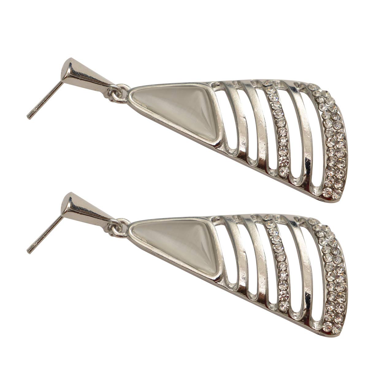 Crystal Drop Dangle Earrings - Elegant Jewelry Accessories