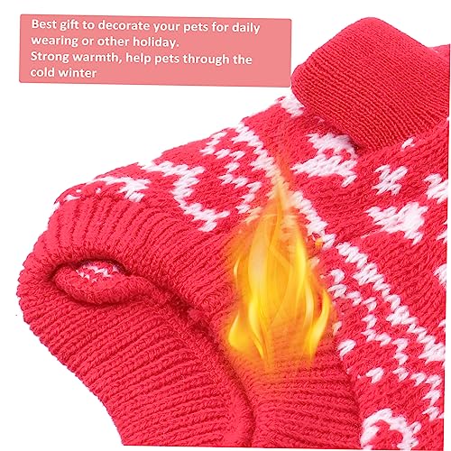 Chien à col roulé pull en maille extensible pour protéger les petits chiots du froid - 3
