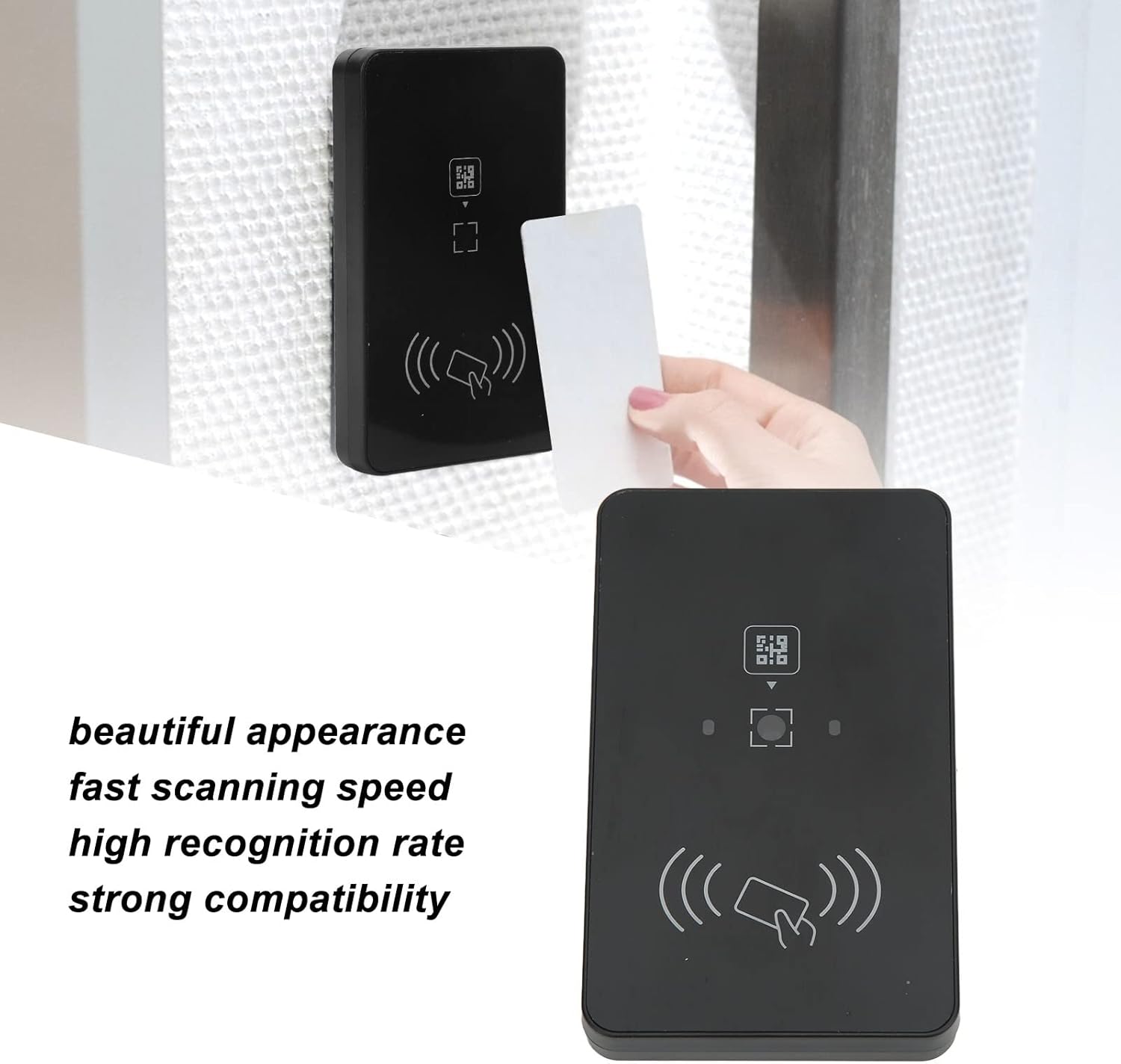2 in 1 Access Control Reader, Reader with Fast Scanning Speed, Sensitivity 2D for Home Building,