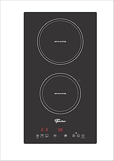 Fischer cooktop de indução 2 bocas mesa vitrocerâmica touch 220v 33
