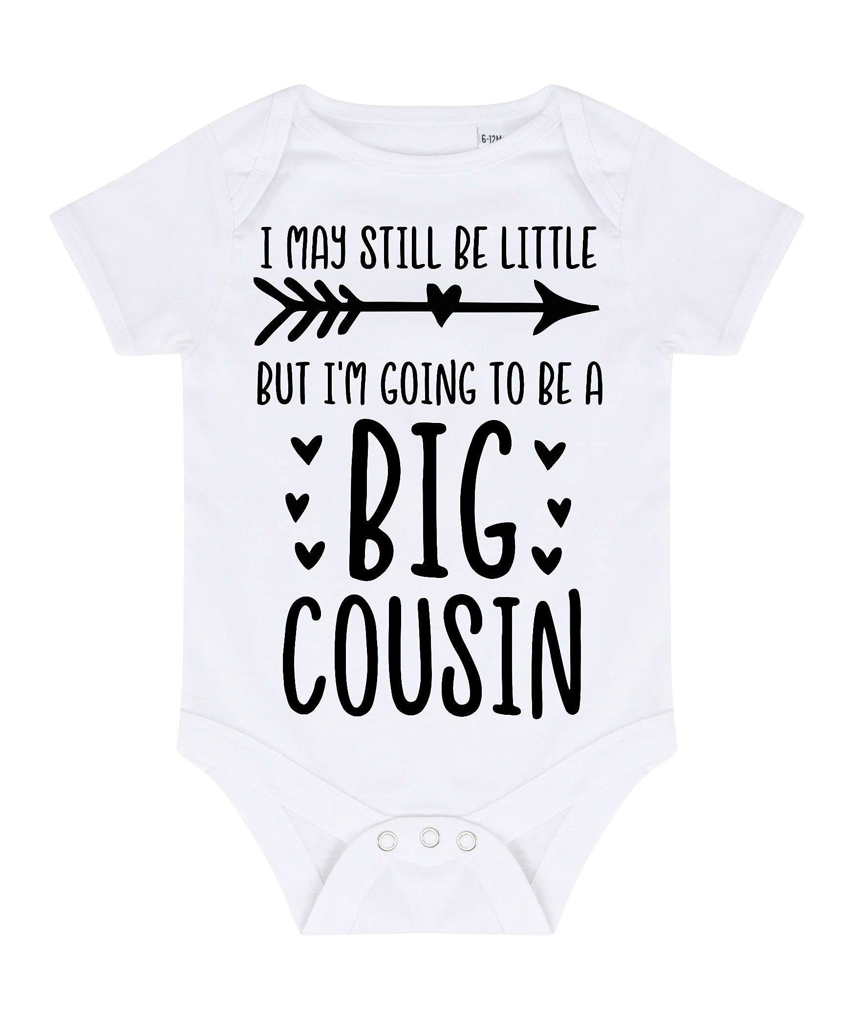 MiammoI may be little but I'm going to be a big cousin (pregnancy baby announcement) [BBY3] baby grow vest