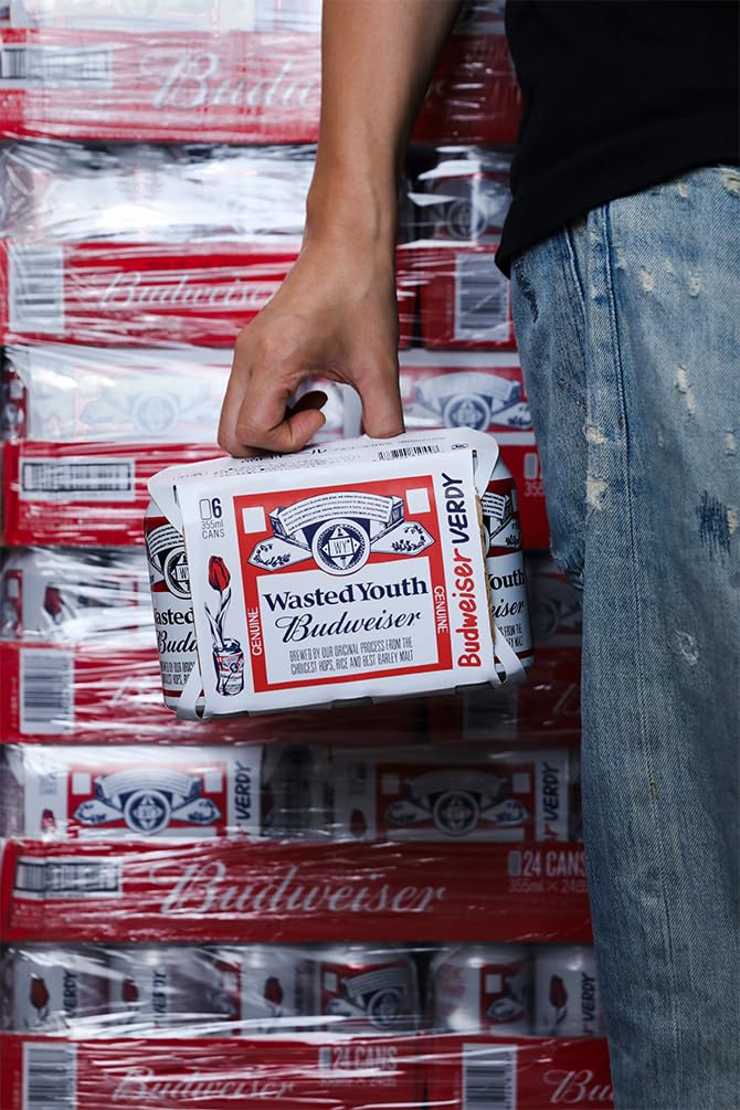 Amazon.co.jp: バドワイザー×VERDY WY Budweiser 限定デザイン缶