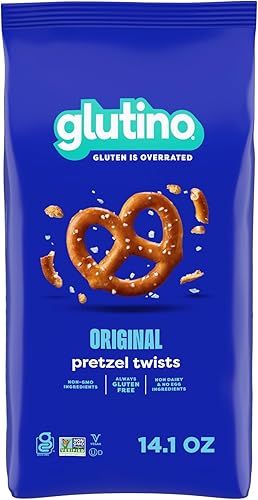 Glutino Gluten Free Pretzel Twists, Gluten Free Snacks, 14.1 oz.