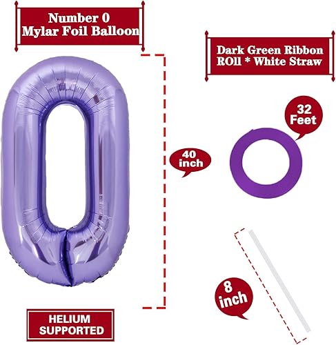 Miniatura 5 de Globo morado-8